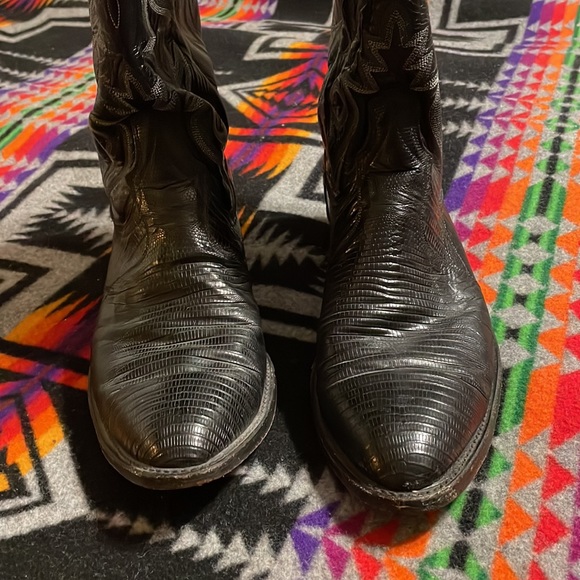 Dan Post Western Boots Lizard Black main image 6